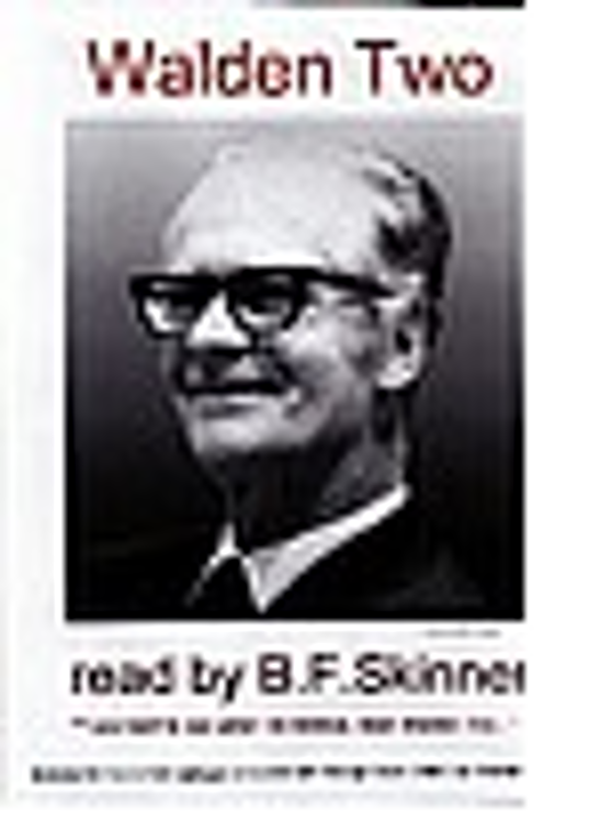 Picture of Walden Two  Read by B. F. Skinner