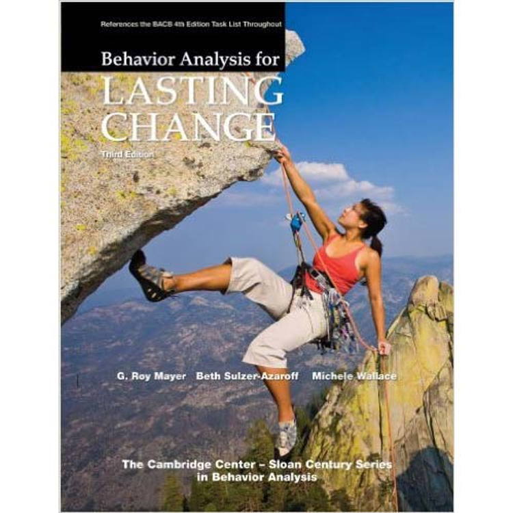 Picture of Behavior Analysis for Lasting Change, 3rd Ed