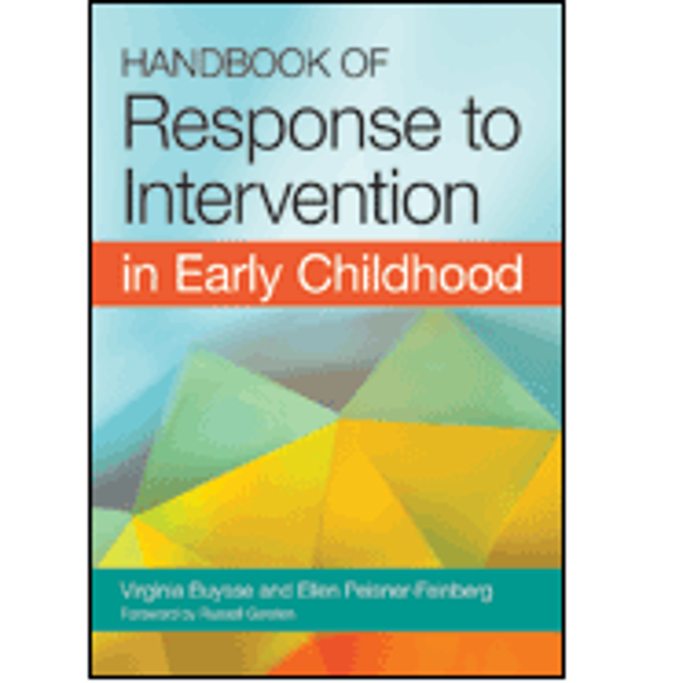 Picture of Handbook of Response to Intervention in Early Childhood